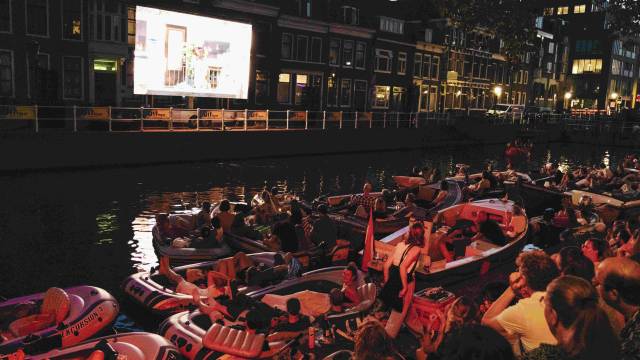 Movies under the Stars bij de bieb